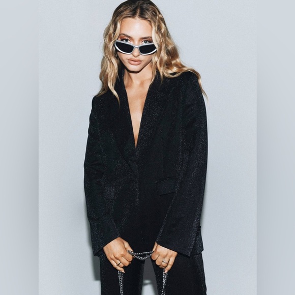 Princess Polly sparkle glitter blazer nwot